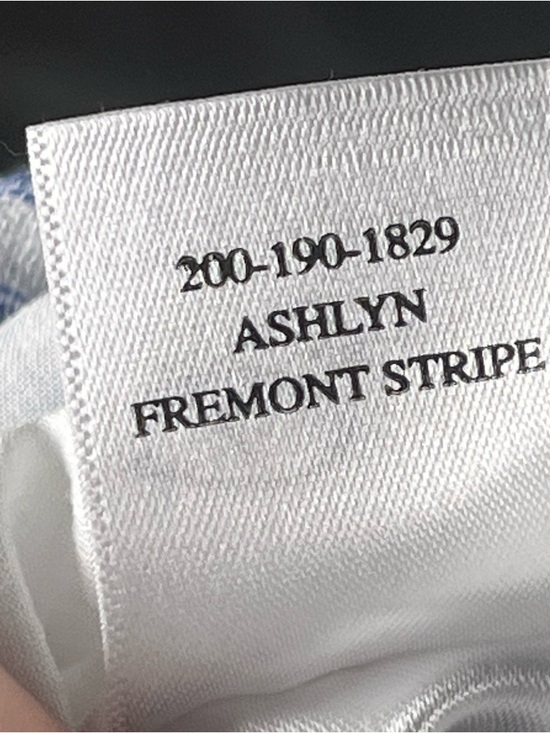 Rails Ashlyn Fremont Stripe Cap Sleeve Tiered Midi Dress Blue/White Size Med - Picture 11 of 11